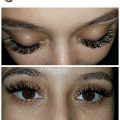 Eyelash extensions!!