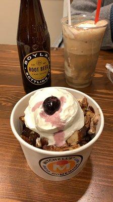 Cleveland Brownie Sundae w/ Tiramisu & Root Beer Float