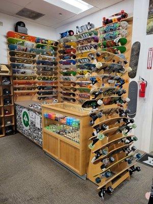 Our skateboarding and longboarding section