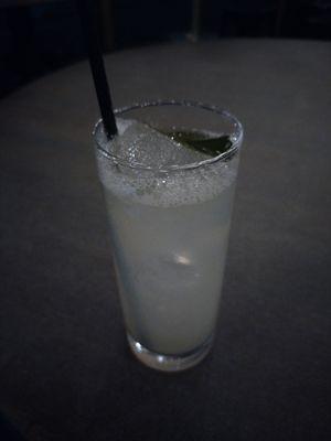 "Phil Collins" from their daily special menu (a fancy Tom Collins)