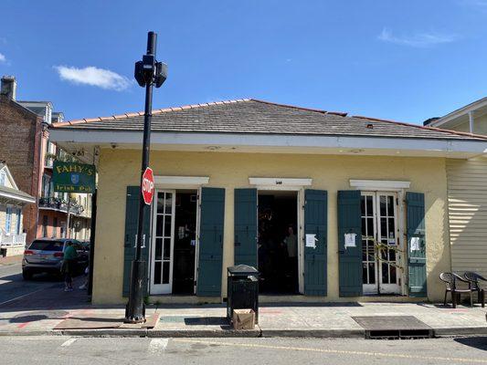 Fahy's Irish Pub Storefront and Entrance