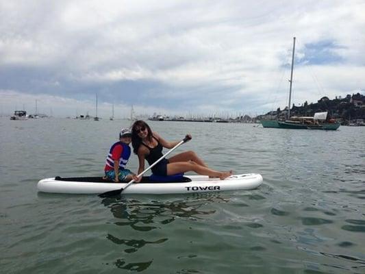 Paddle boarding