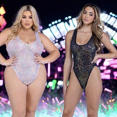 Bodysuits in plus size and standard sizes perfect for your next festival!