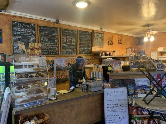 Small cafe on N street. Cute on the inside.