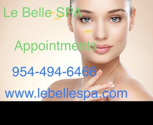 Check out Le Belle Spa and book your appointment. Buy Gift-Certificates,