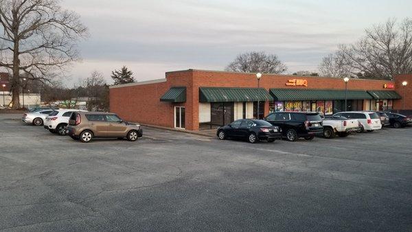 Front of the restaurant.