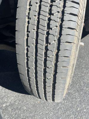 Front drivers side tire