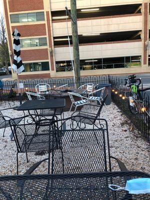 Outdoor seating