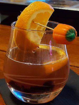 Pumpkin old-fashioned