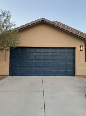 After - Front of garage