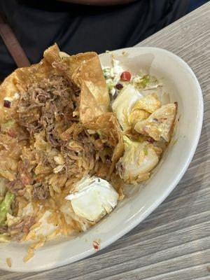 Carne Asada, Pollo and Carnitas Taco Salad