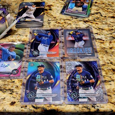 Opened blaster box of 2022 Bowman Platinum with some hits!