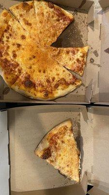 Our cheese pizza :(