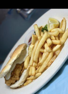 Fried whiting sandwich$10.99