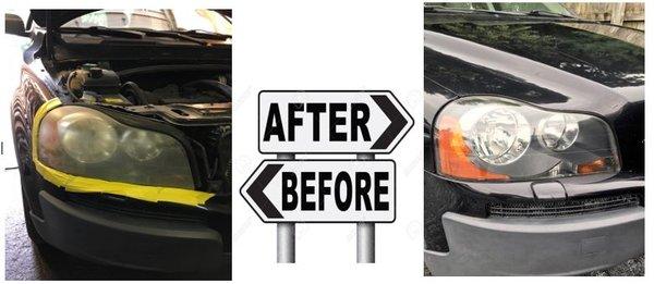 Headlight Restoration and Headlight Repair Professionally done!  Starting at only $75!