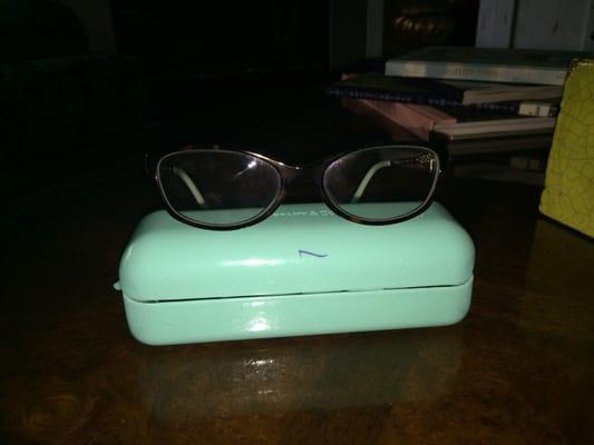 I love my Tiffany and Co. glasses