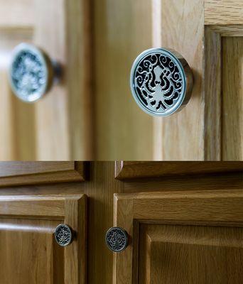 Cabinet Hardware with octopus design from Designer Drains