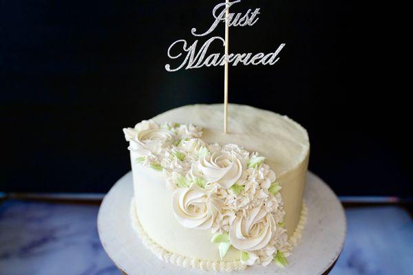 Guava wedding cake