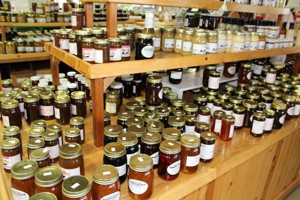 Amish made jams and pickles,   honey, maple syrup and much more!