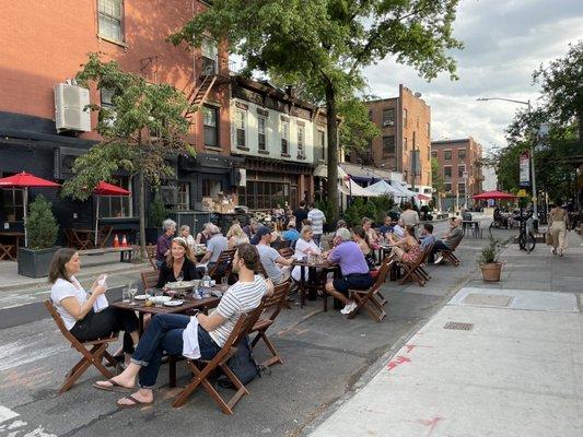 Outdoor seating