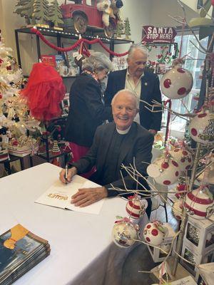 Author book signing with Rev. Terry Elsberry.