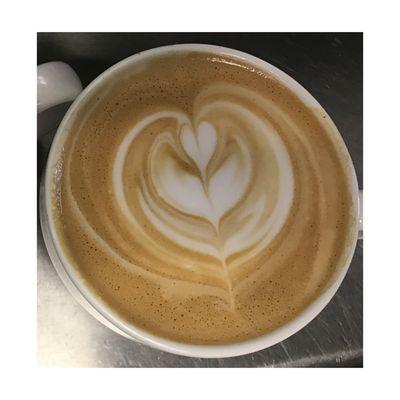 Tulip latte art