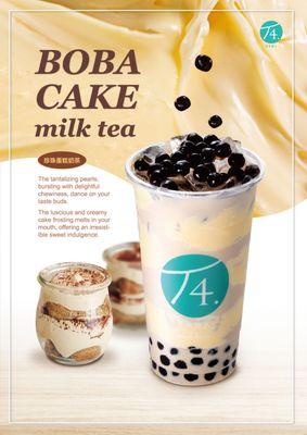 Boba Cake Milk Tea