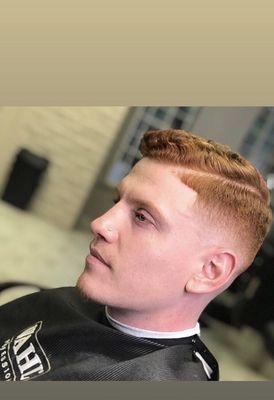 Combover bald fade