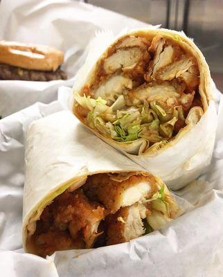 buffalo chicken tender wrap