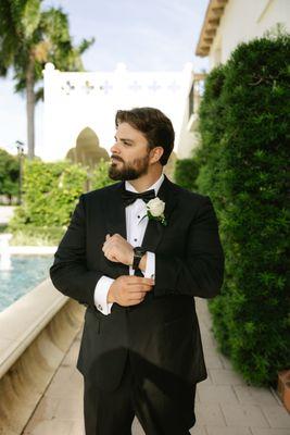 Good looking fella in tux