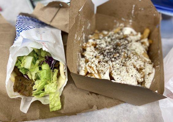 Gyro and Greek Fries