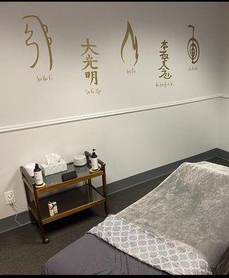 Our beautiful Reiki treatment room in Wauwatosa.