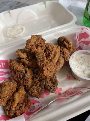 Oyster mushroom nuggies