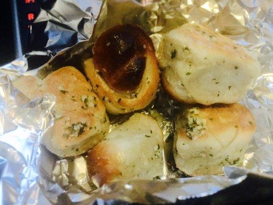 Garlic Knots 5 for $1.25