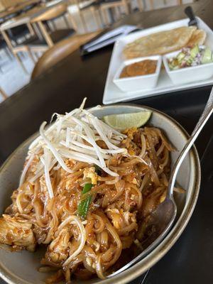 Pad Thai Noodle and Roti