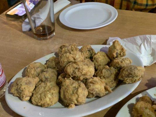 Fried mushrooms