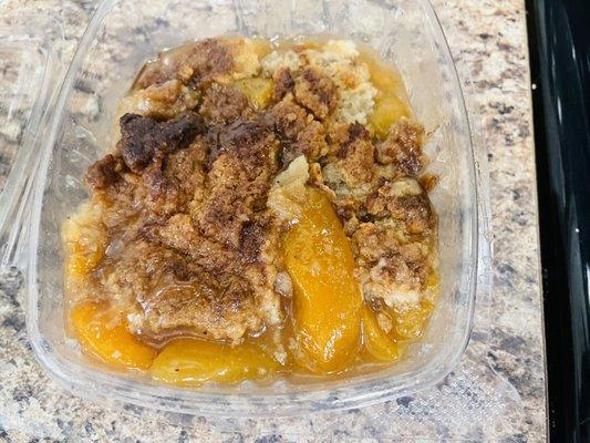 Peach cobbler