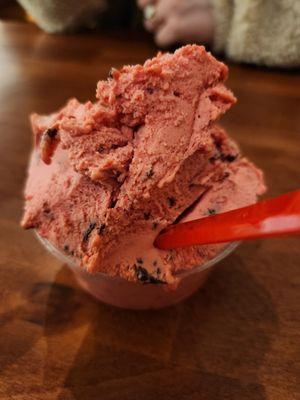 Raspberry chocolate chip