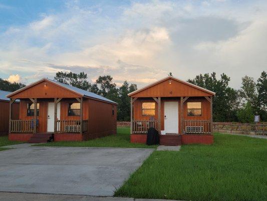 They also had cabins available in the back portion of the property