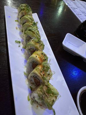 911 roll! Sooo good! The spice hits after!