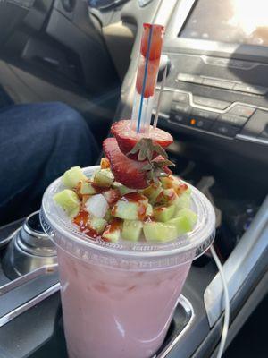 Strawberry horchata