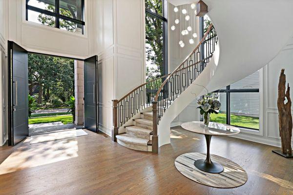 Floating Staircase in Highland Park, IL