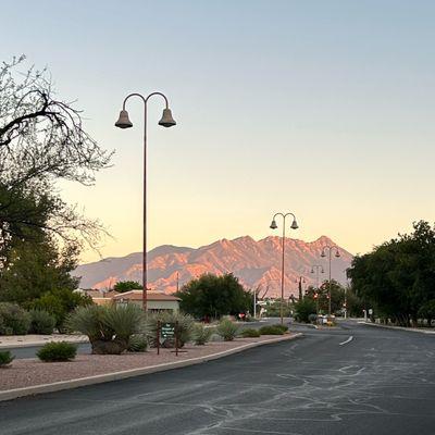 Sunset at La Posada.