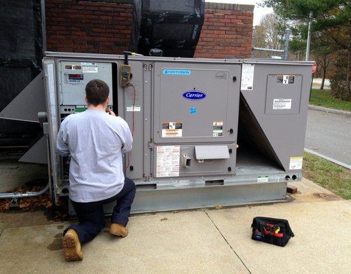 Package AC system repair