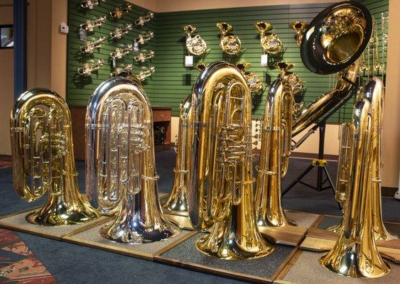 Eastman and B&S Tubas