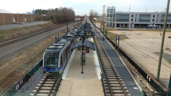 Platform at Sugar Creek Station, Charlotte