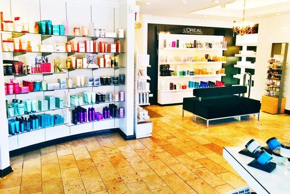 We carry the best in professional haircare: Shu Umura, Kerastase, and L'Oreal Professionnel