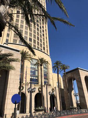 View of entrance to the building.