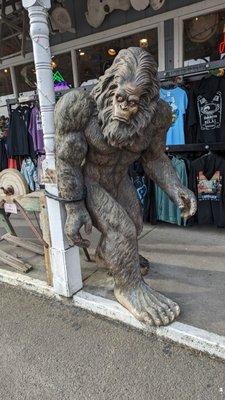 Sasquatch statue