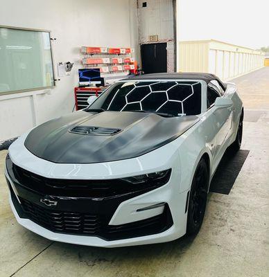 Camaro Hood Wrap